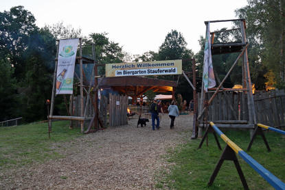 Biergarten im StauferWald zu Göppingen